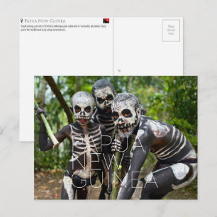 Goroka, Papua-Neuguinea-Reisepostkarte Postkarte