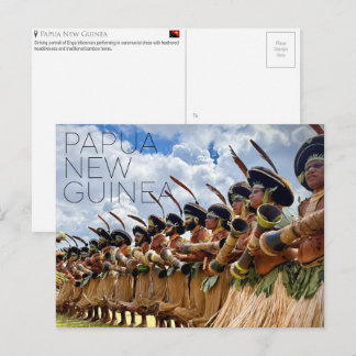 Goroka, Papua-Neuguinea-Reisepostkarte Postkarte