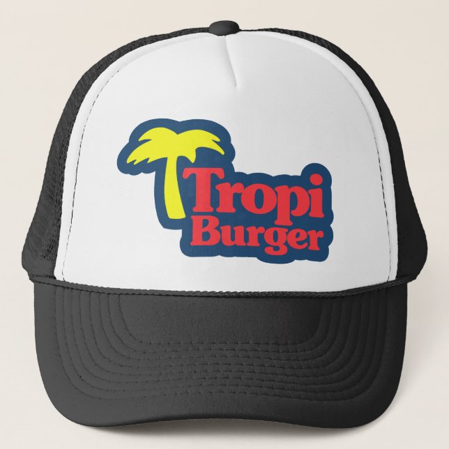 Gorra de Tropi Burger - casquette d'hamburger de (Devant)