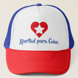 Gorra Libertad para Cuba Truckerkappe