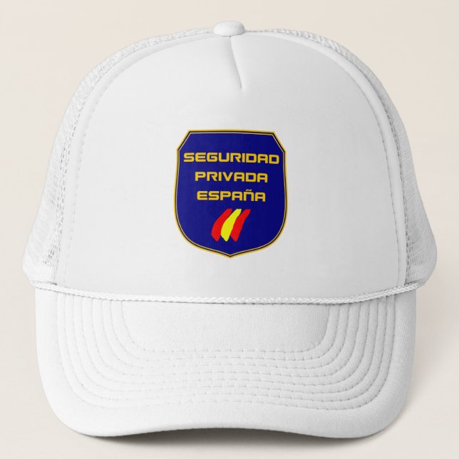 Gorra Seguridad Privada España Placa Truckerkappe (Vorderseite)
