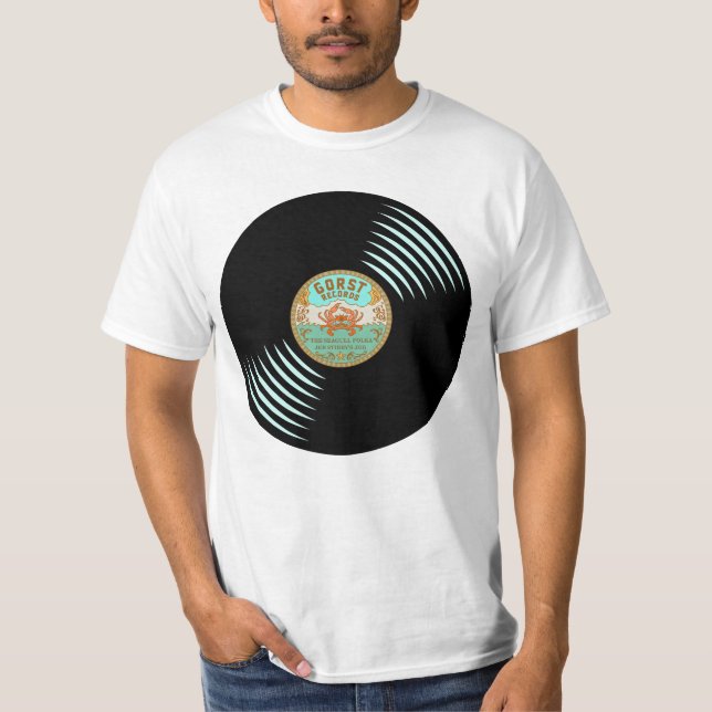 Gorst Platten Vinyl Record Tee Shirt (Vorderseite)