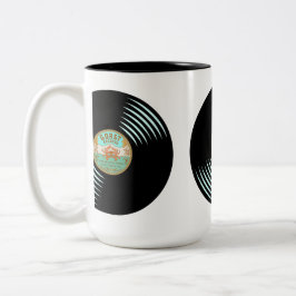 Gorst Platten Vinyl Record Zweifarbige Tasse