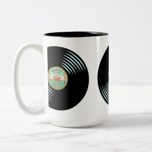 Gorst Platten Vinyl Record Zweifarbige Tasse