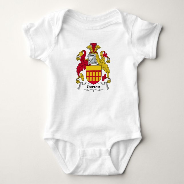 Gorton Familienwappen Baby Strampler (Vorderseite)