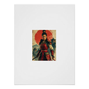Goryeo Female Warrior Art - Koreanische Geschichte Poster