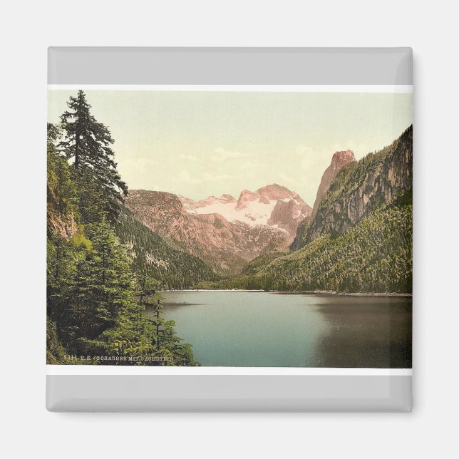 Gosausee und Dachstein, Oberösterreich, Austro-Hun Magnet (Vorne)
