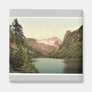 Gosausee und Dachstein, Oberösterreich, Österreich Magnet