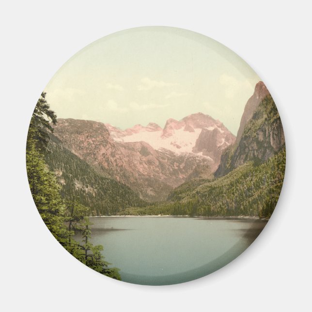 Gosausee und Dachstein, Österreich Magnet (Vorne)