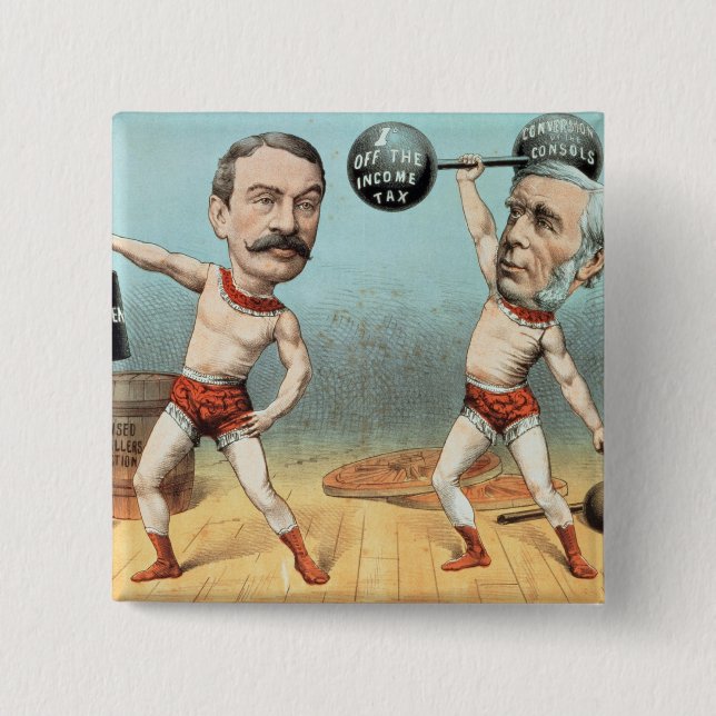 Goschen und Ritchie, das Meister-Gewicht Button (Vorderseite)