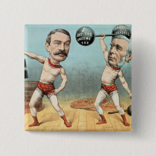 Goschen und Ritchie, das Meister-Gewicht Button