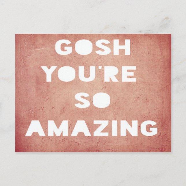 Gosh, Phantastische Postkarte (Vorderseite)