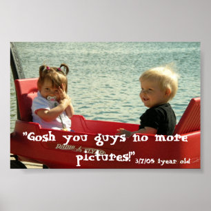 "GOSH YOU TYP" POSTER
