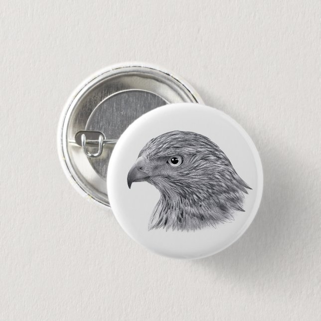 Goshawk - Abzeichen Button (Vorne & Hinten)