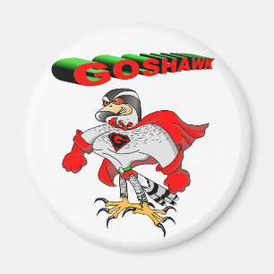 Goshawk Cartoon Magnet