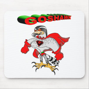 Goshawk Cartoon Mousepad