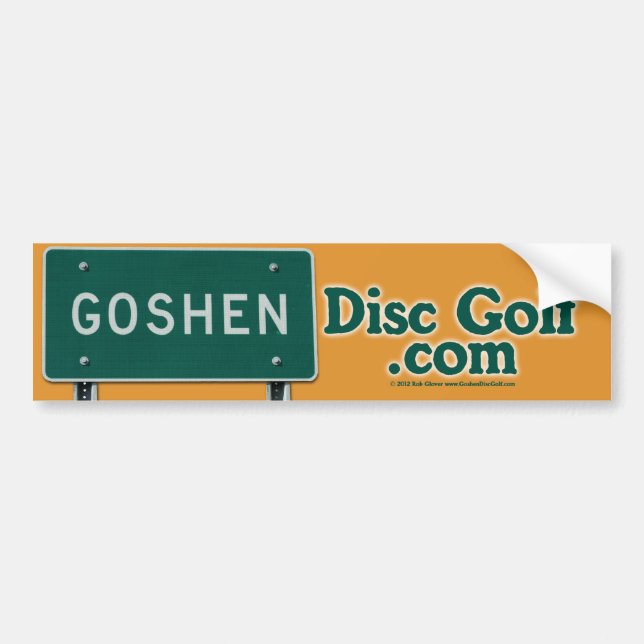Goshen Disc-Golf-Autoaufkleber Autoaufkleber (Vorne)