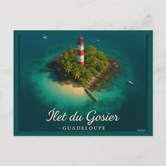Gosier-Guadeloupe Postkarte (Vorderseite)