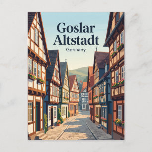 Goslar Altstadt (Altstadt), UNESCO-Welterbe  Postkarte