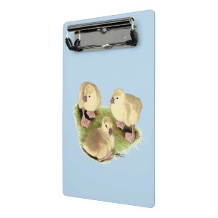 Goslings: Buff African Mini Klemmbrett