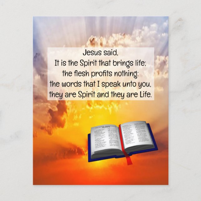 Gospel Tract Flyer (Vorne)