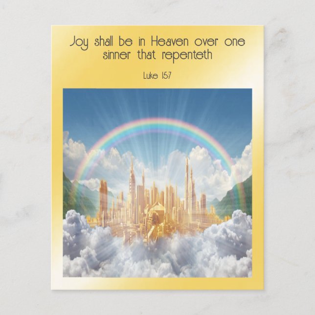 Gospel Tract Flyer (Vorne)