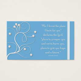 Gospel Tract Plan of Salvation Blue Swirl