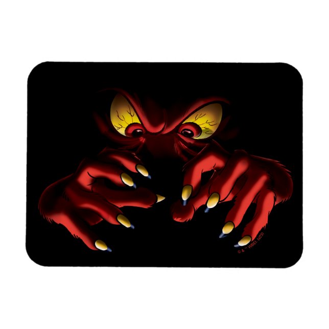 Gossamer erreicht aus den Schatten Magnet (Horizontal)