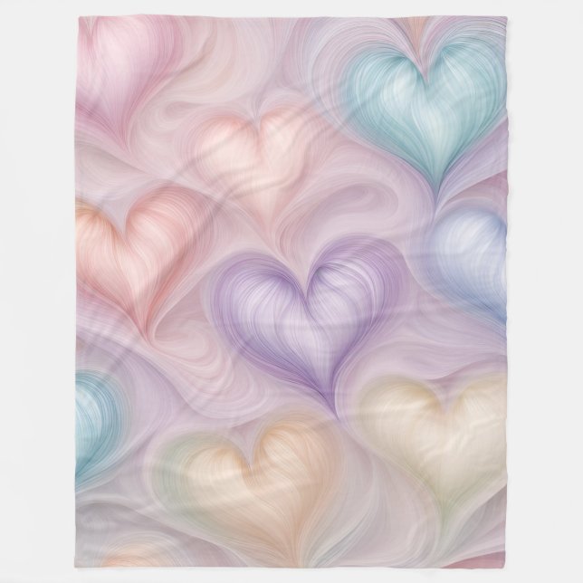 Gossamer Hearts Fleecedecke (Vorderseite)