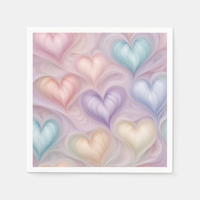 Gossamer Hearts Serviette (Vorderseite)