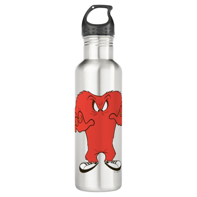 Gossamer Menacing Pose Edelstahlflasche (Vorderseite)