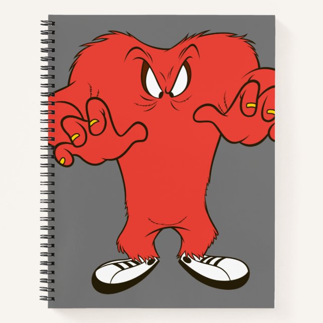 Gossamer Menacing Pose Notizbuch (Vorderseite)