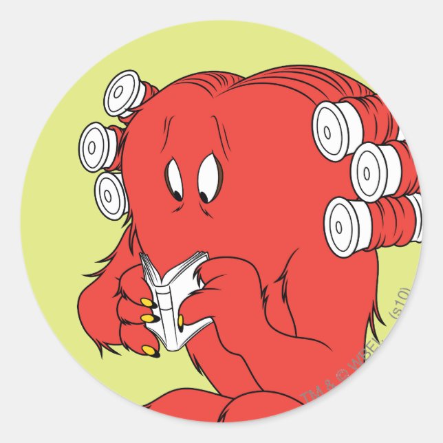 Gossamer Reading - Vollfarbigkeit Runder Aufkleber (Vorderseite)