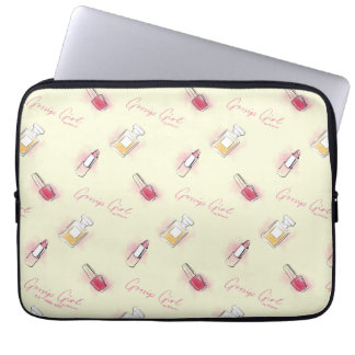 Gossil Girl Lipstick & Parfüm Muster Laptopschutzhülle