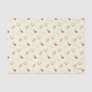 Gossil Girl Lipstick & Parfüm Muster Seidenpapier