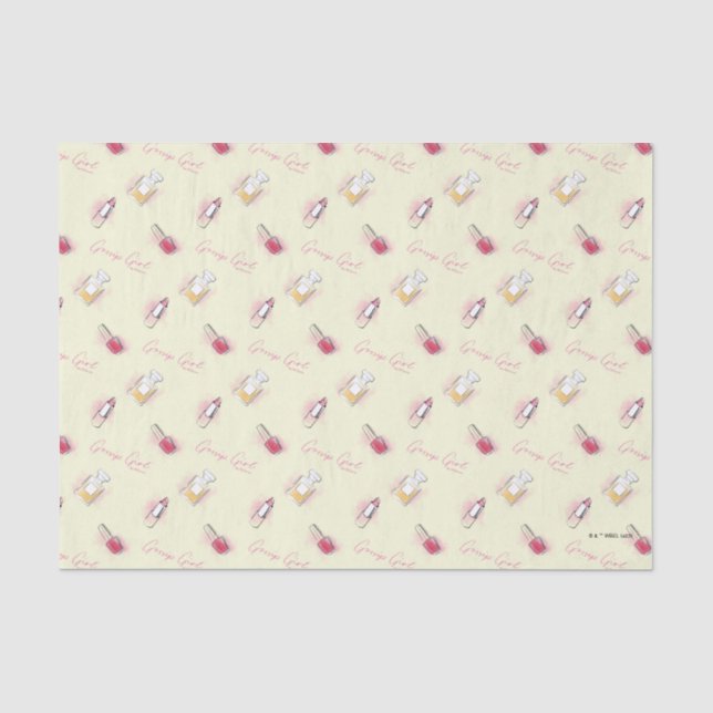 Gossil Girl Lipstick & Parfüm Muster Seidenpapier (Vorderseite)
