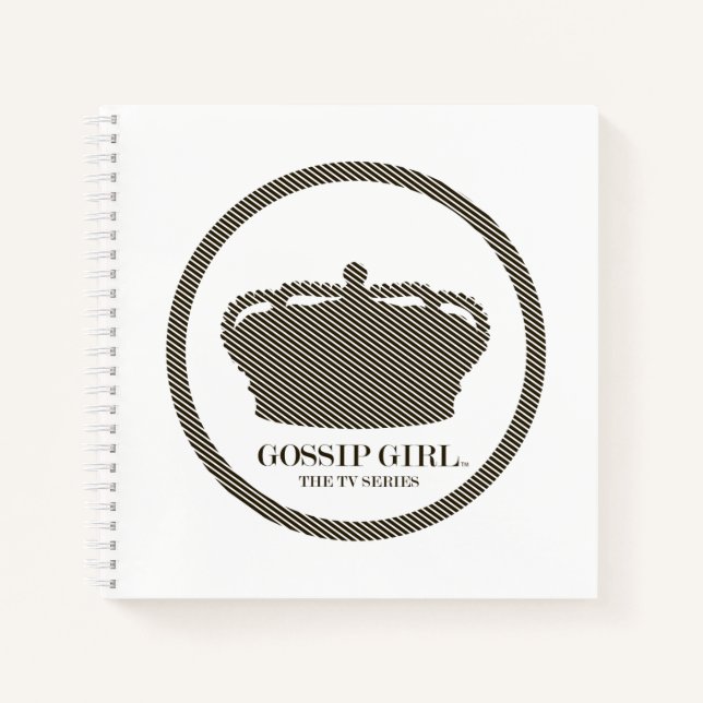 Gossil Girl TV Series Crown Icon Notizbuch (Vorderseite)