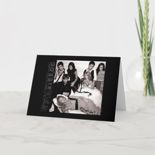 Gossip Girl Black and White Group Graphic Karte (Vorderseite)