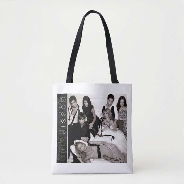 Gossip Girl Black and White Group Graphic Tasche (Vorderseite)