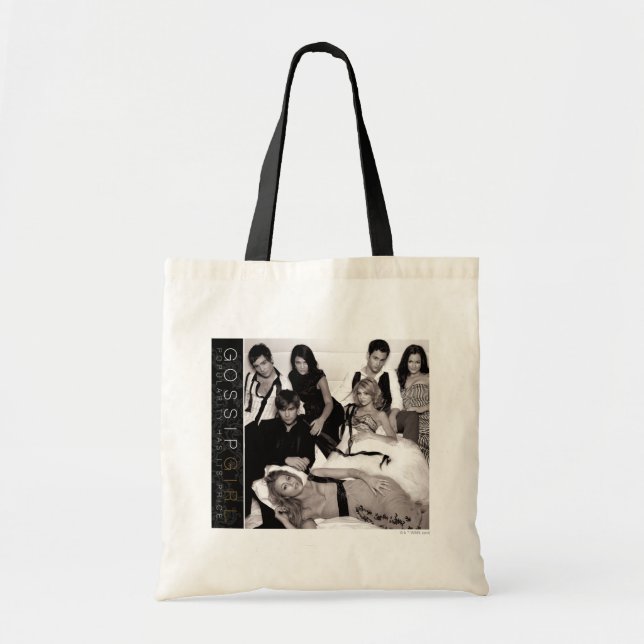 Gossip Girl Black and White Group Graphic Tragetasche (Vorne)