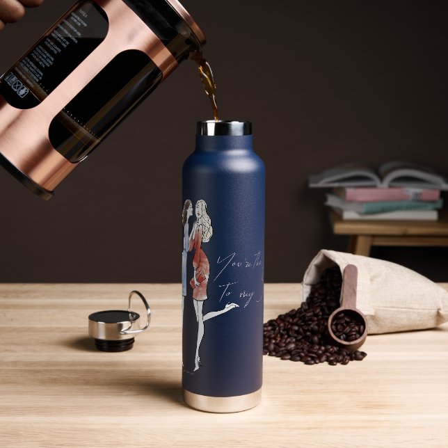 Gossip Girl - Du bist der Blair meiner Serena Trinkflasche (Kaffee)