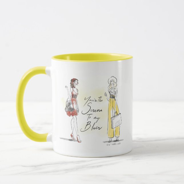 Gossip Girl - Du bist die Serena zu meinem Blair Tasse (Links)