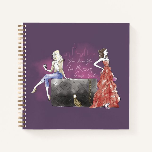 Gossip Girl - Du weißt, dass du Liebe hast Notizbuch (Vorderseite)