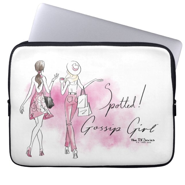 Gossip Girl - Gepunktet! Laptopschutzhülle (Vorderseite)