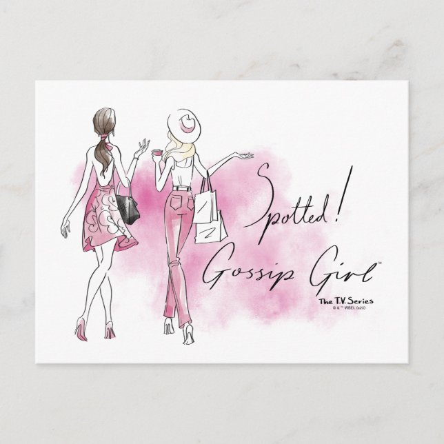 Gossip Girl - Gepunktet! Postkarte (Vorderseite)