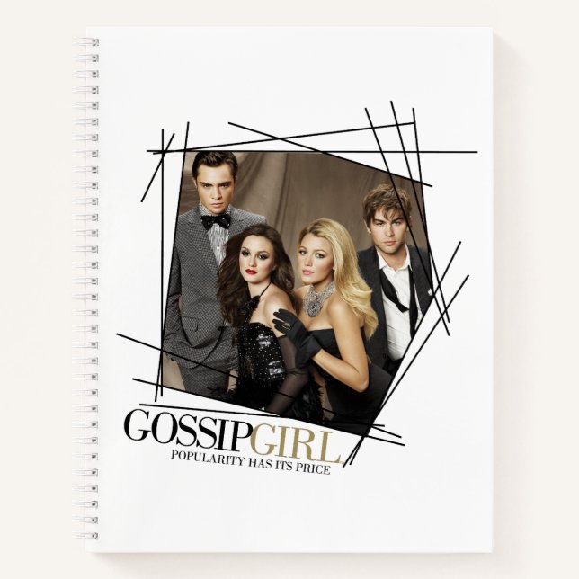 Gossip Girl Glamour Group Graphic Notizbuch (Vorderseite)