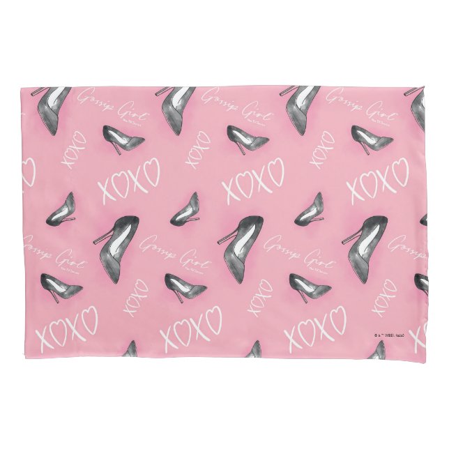 Gossip Girl High Heels Muster Kissenbezug (Vorderseite)