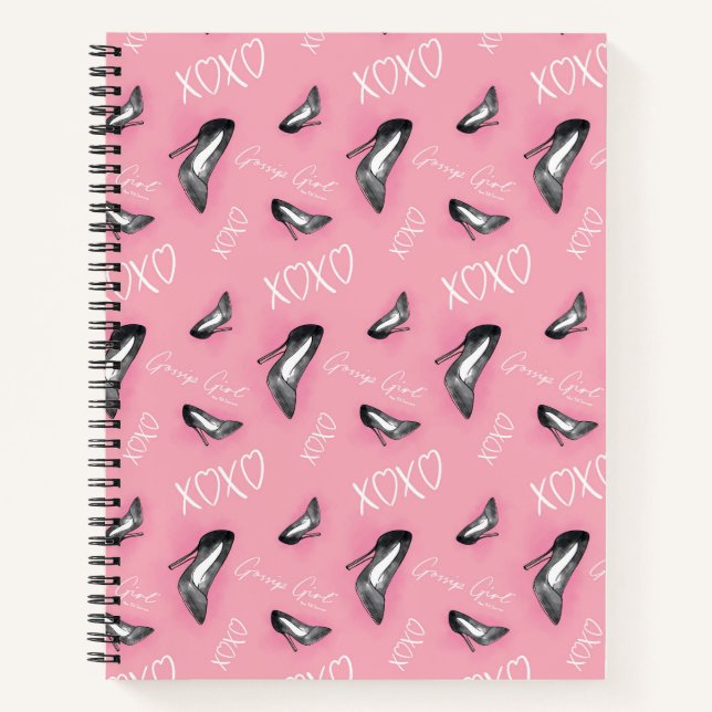 Gossip Girl High Heels Muster Notizbuch (Vorderseite)