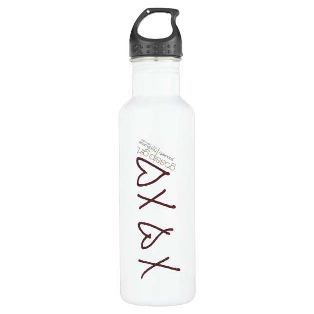 Gossip Girl X ♥ X Edelstahlflasche (Vorderseite)