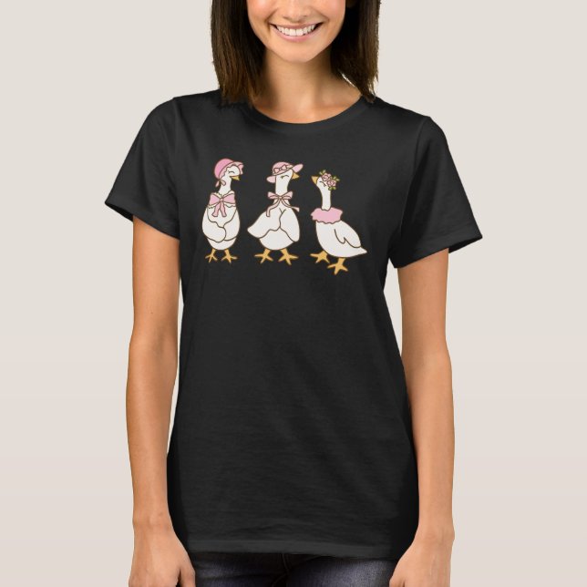 Gossiping Geese T-Shirt (Vorderseite)